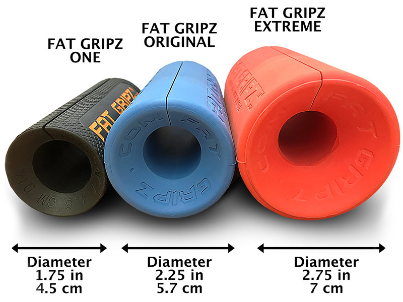 The different types of fat gripz